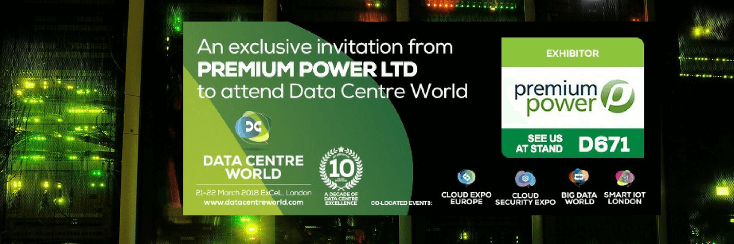 Join us at the Data Centre World on the 21st and 22nd March 2018